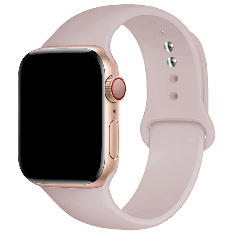 Premium Sports Silicone Band for Smartwatches - Durable & Comfortable Bracelet Strap