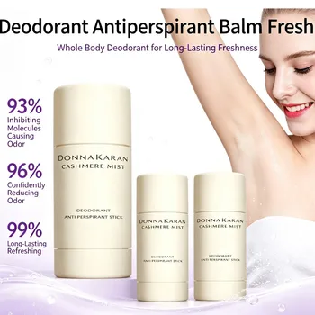 Deodorante Balsamo Antitraspirante in Stick 50g Lunga Durata Fragranza Corpo Controllo Odori Ascelle Cura Quotidiana Portatile da Viaggio