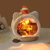 Diy Cottage Handmade Rabbit House Model Creative Birthday Gift Children's Toys Educational Stall 1