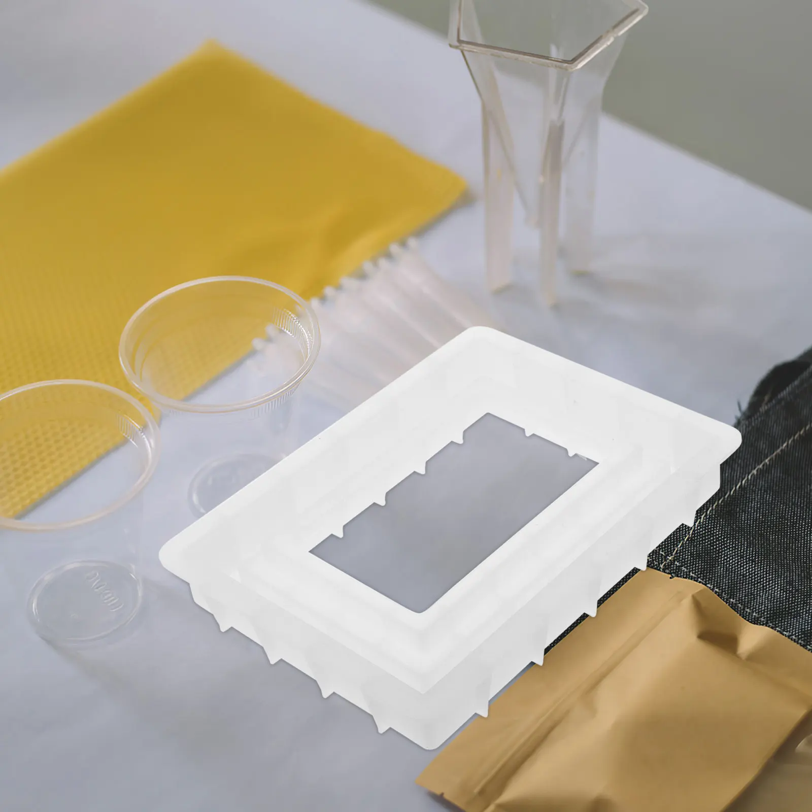 Stampi in Silicone per Cornici Fotografiche, Accessori per Arte in Resina, Riutilizzabili, Antiaderenti, Facili da Pulire, Stampo in Resina Epossidica Perfetto per Compleanni - immagine 2