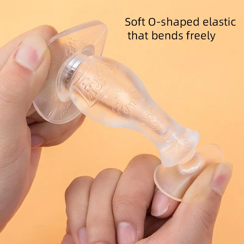 Silicone Door Stopper Mute Anti Collision Pad Door Stop Bumper Non-punch Wall Protection Door Wall Buffer Home Improvement