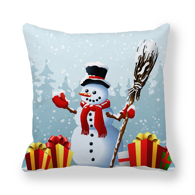 Cushion Cover Merry Christmas Decorations For Home Christmas Ornaments 2021 Navidad Xmas Noel New Year Gifts 2022