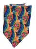 60pc/lot Cartoon3D Flower Rainbow Printing Puppy Cat Dog Bandanas Scarf Tie Handkercheif  Pet Accessories Grooming Products CH71 3