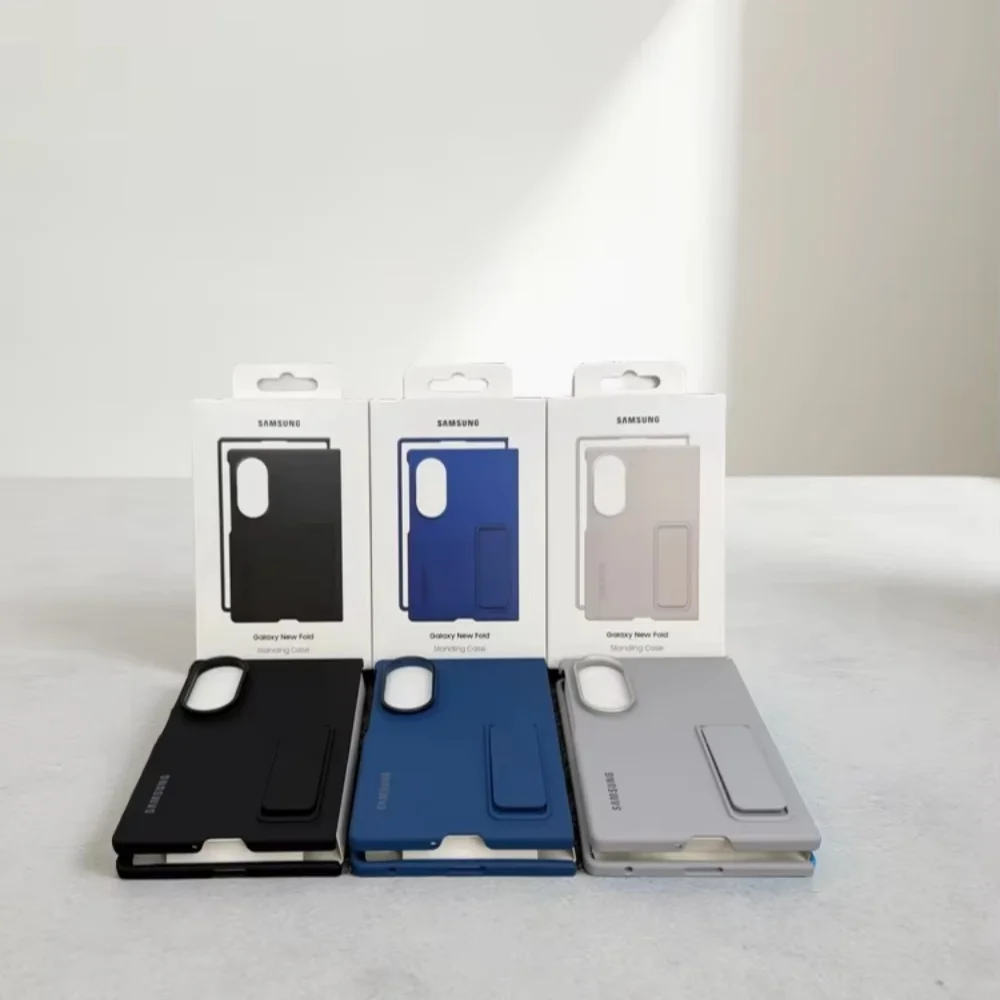 Foldable Phone Case with Kickstand - Matte Silicone Cover