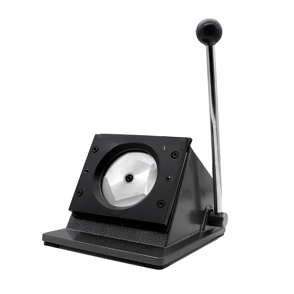 

44mm 58mm diameter badge button circle cutter round shape badge cutting machine