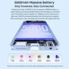 Blackview Wave 8 Smartphone 6.56'' 4GB+128GB / 256GB Unisoc T606 Octa Core 5000mAh Battery 13MP Camera 4G Android 14 Cell Phone 4
