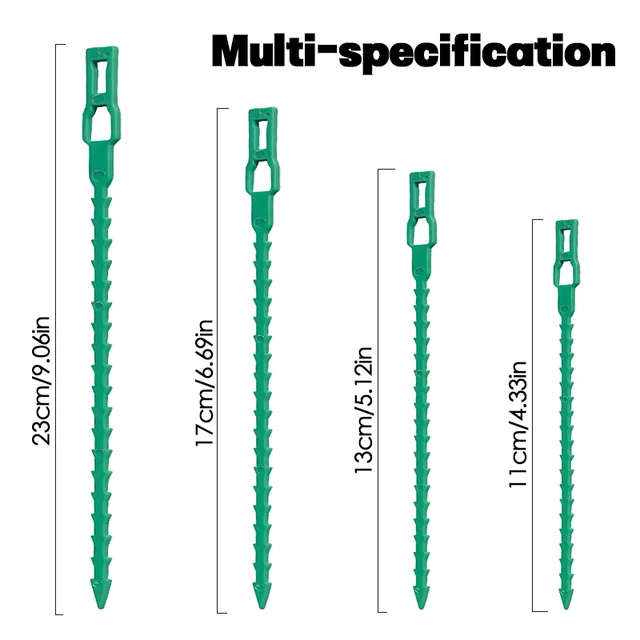 Plant Ties 20/50/100pcs Adjustable Use Shrub Fasteners Reusable Ties Gardening Tree Support Buckles Organizational Tools 6