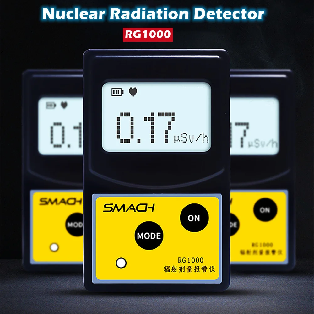 

Nuclear Radiation Detector Marble Radioactivity Test X-ray Gamma Ionization Personal Dose GM Counter Detector Built-in Memory