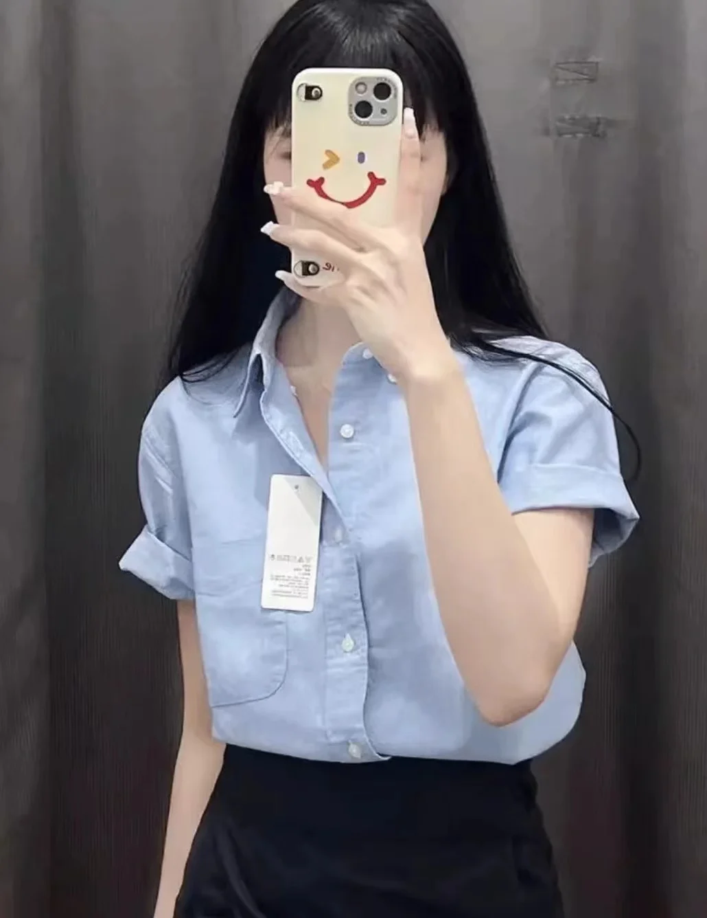 Summer Women's Shirts 2025 New Korean Short Sleeve Solid Color Casual ...