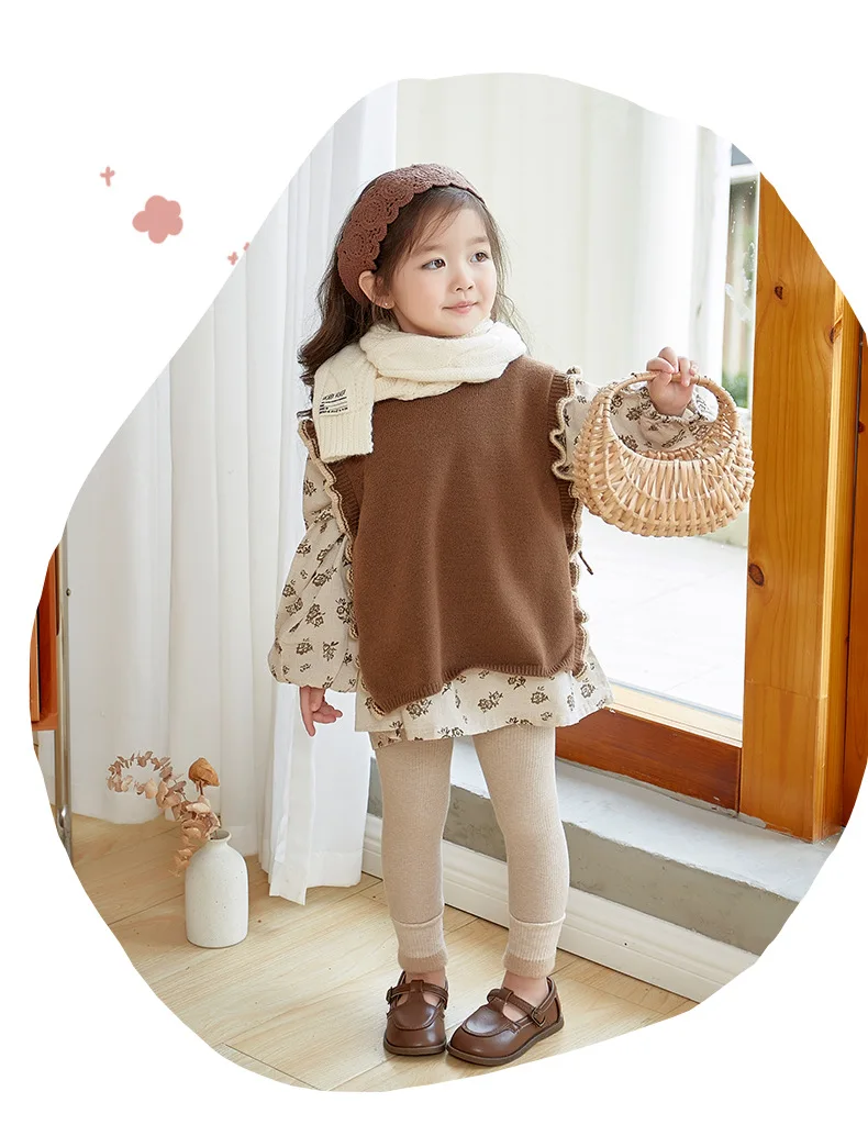 Kinder-Leggings, Winterhose mit extra Fleece, Kinder-Leggings für Mädchen, Hosen, Baby-Leggings für Mädchen – Detail 8