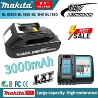100% Genuine Makita 3Ah for Makita Battery BL1840 BL1830B BL1850B BL1850 BL1860 BL1815 Replacement Lithium 18V 3000mAh Battery