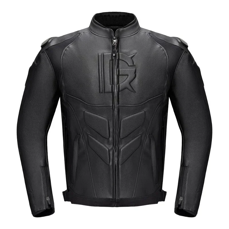 Motorcycle Riding Suit Winter Anti Drop Riding Pants Knight Windproof Men's Women's Motorcycle Leather Jacket Leather Pants Set