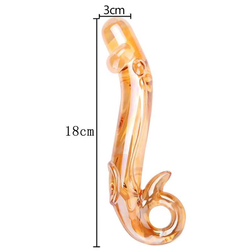 Crystal Glass Dildos Masturbator Realistic Dildo Penis Female Large G-spot Anal Toys Butt Plug Adult Sex toys for Woman Girls sex toys