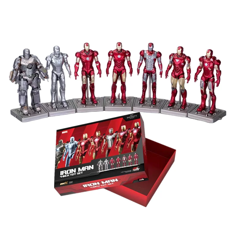 ZDMarvelOriginalIronMan4inchMK1MK2MK3MK4MK5MK6MK7Garage