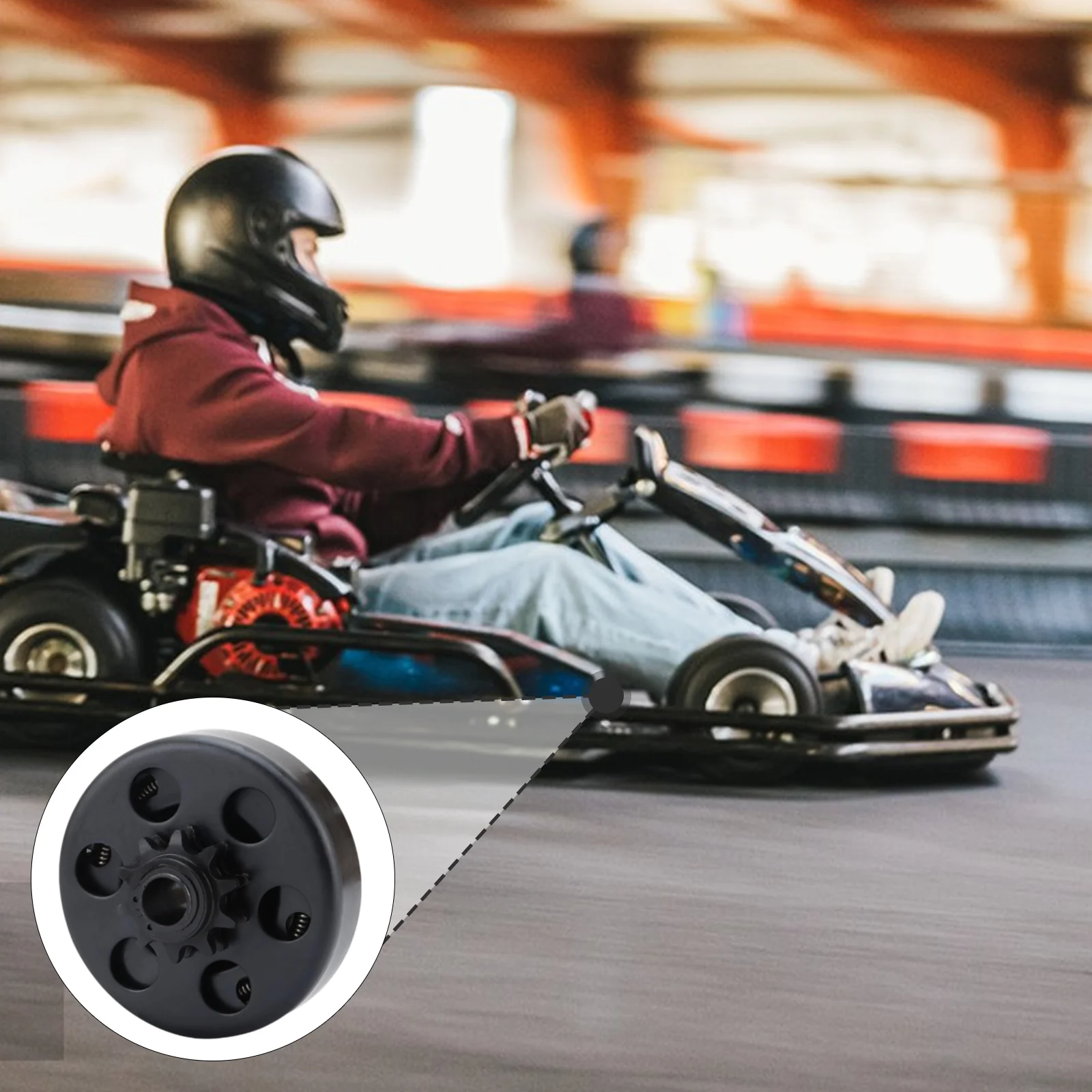 Kart Clutch Dry Type Clutch 420 Chain 10T Efficient Centrifugal Automatic Clutch for Fun Kart Mini Bikes Parts Accessory