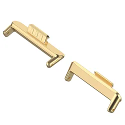 Stainless Steel Strap Connector Adapter for Huawei Watch - 20mm Band Width Accessories (03 gold)