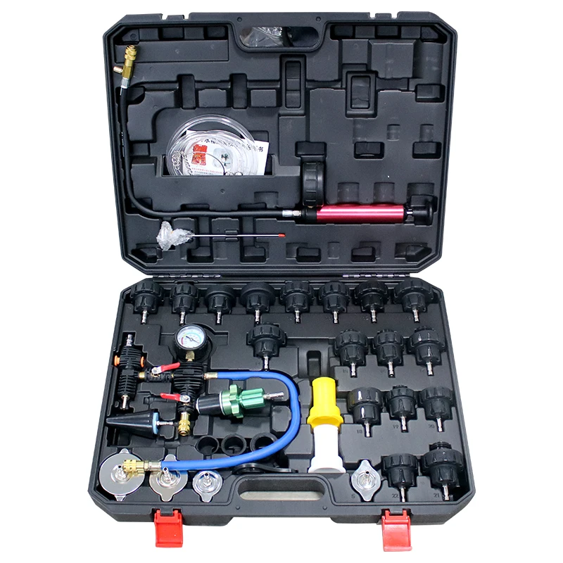 New-34Pcs-Universal-Radiator-Pressure-Tester-Vacuum-Type-Cooling-System ...