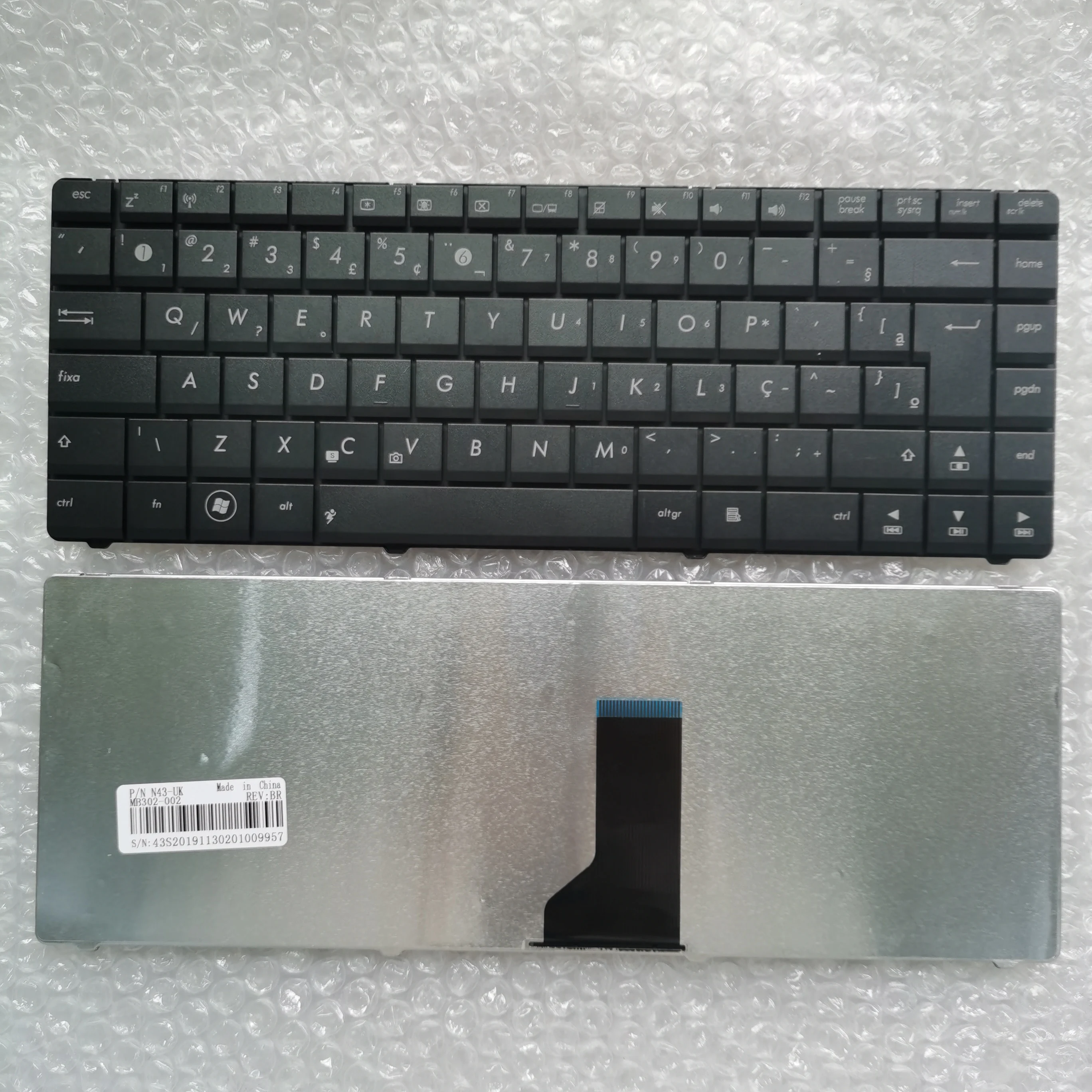 Фото Бразильская клавиатура X44 для ноутбука ASUS A42 A83 K42 K43 N43 N43DA N82 X42 UL30 UL80 U32 U35 U41 без рамки №1
