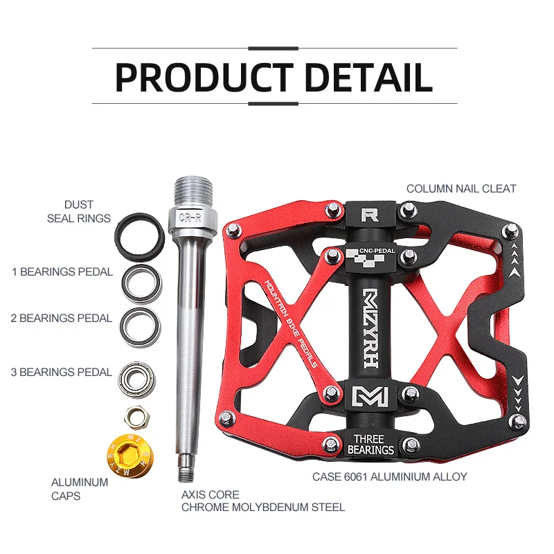 Ultralight Aluminum MTB/Road Pedals 4