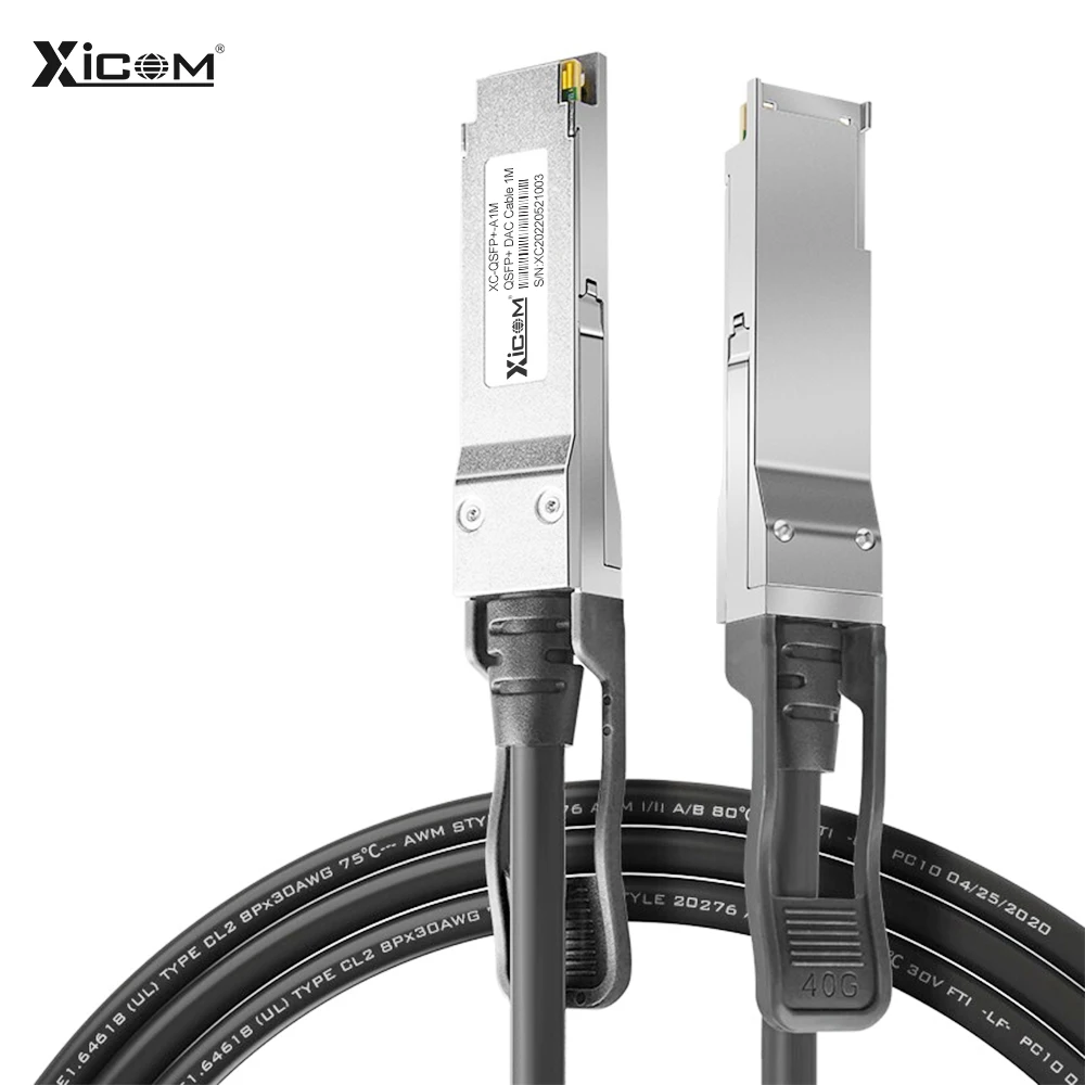 10G SFP+ 40G QSFP+ Stacking Cable Direct Attach Copper(DAC) Passive Cable 0.5-7M For Cisco Huawei HP Intel Switch