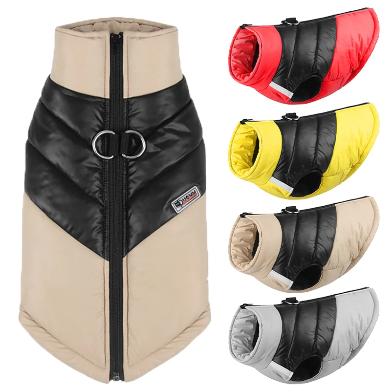 

Luxury Winter Dog Clothes Waterproof Dog Jacket for Small Large Dogs Chihuahua Warm Vest Pug French Bulldog Coat Puppy Costumes