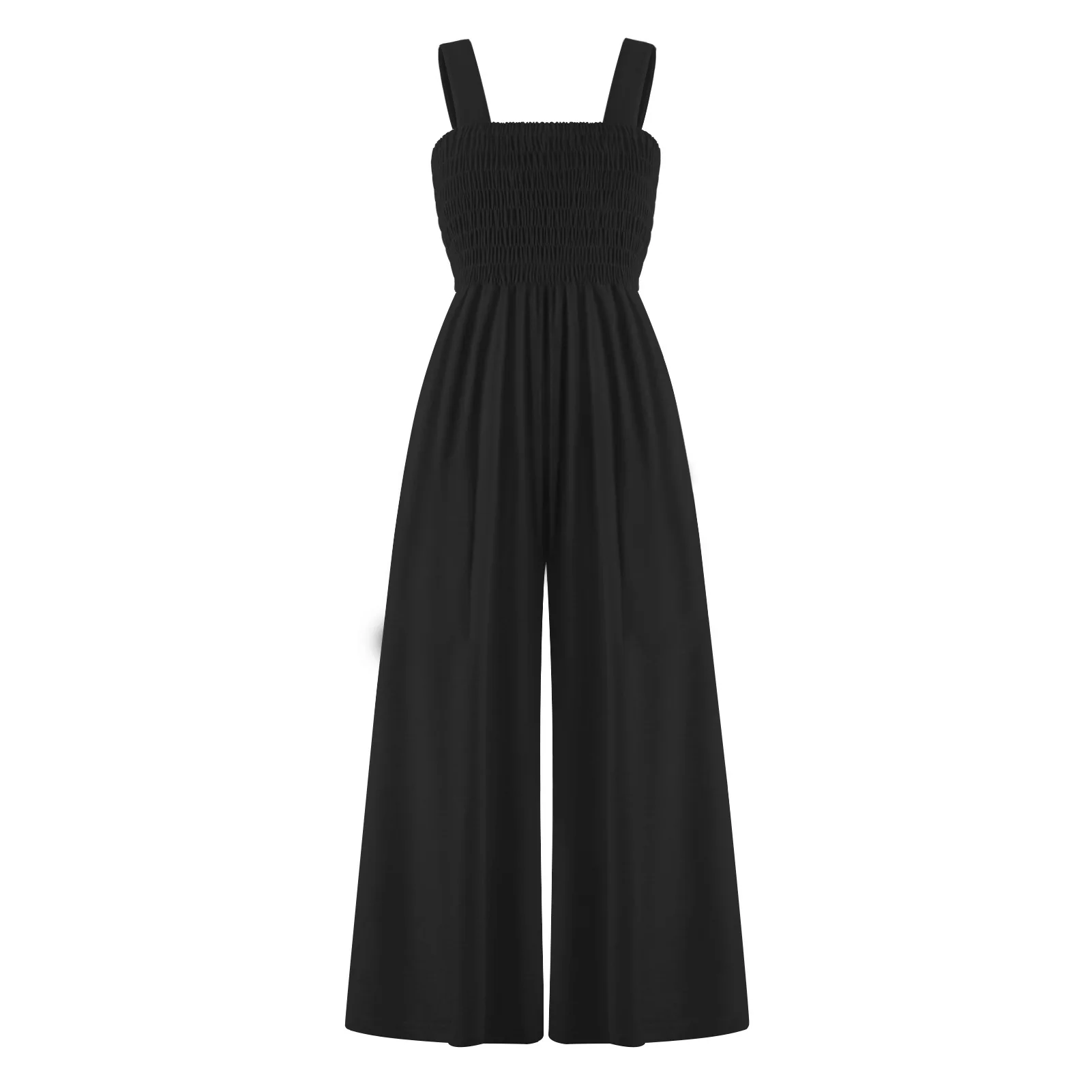 

DEARIRIS Sleeveless Strapless Women's Sexy Vest Romper Loose Wide Leg Pants