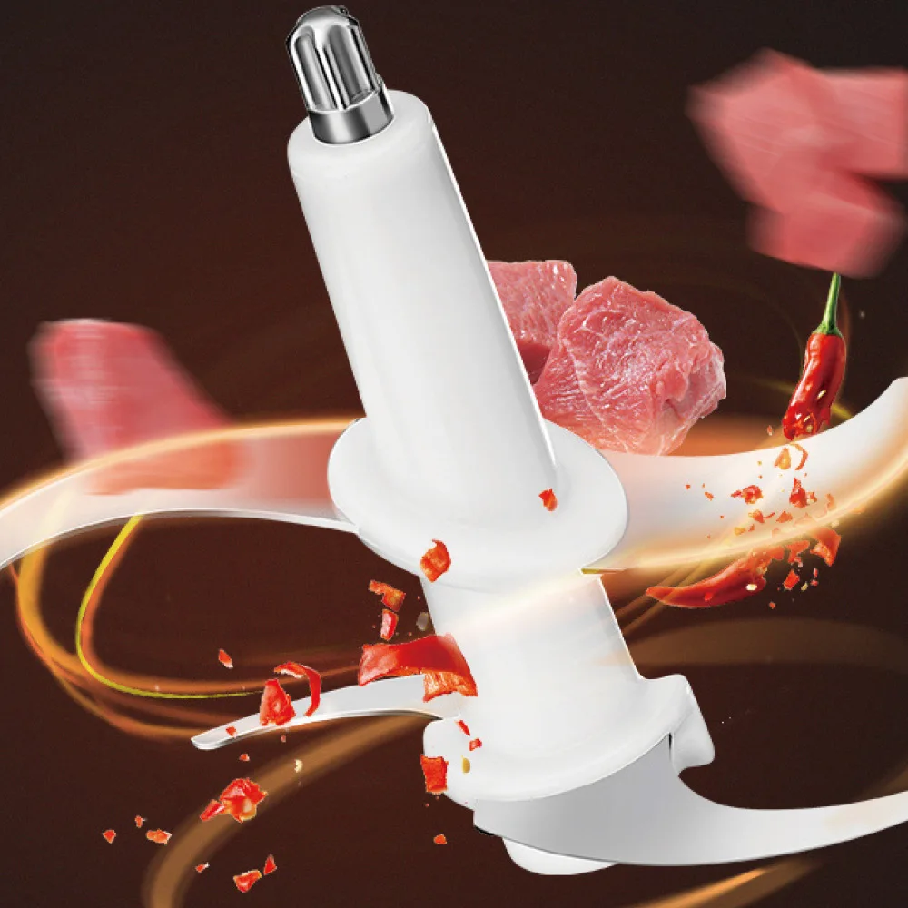 Description Picture 5 of itemElectric Meat Mincer Grinder Stainless Steel Chopper 2L Food Processor Garlic Mud Maker Blender Large Capacity Kitchen Utensils