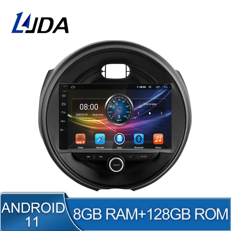 8G+128G Android 11 Car Multimedia Player For BMW Mini Cooper 2014 -2018 2019 1 Din Radio GPS Navigation Stereo DSP Carplay |