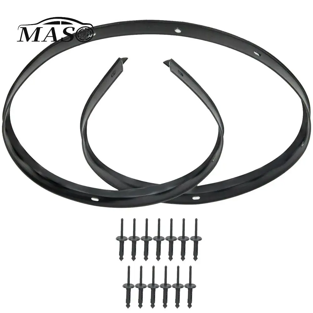 1pc Front Fascia Bumper Hood Seal With Rivets for Dodge Challenger 2008-2022 68051392AB, 68051392AA