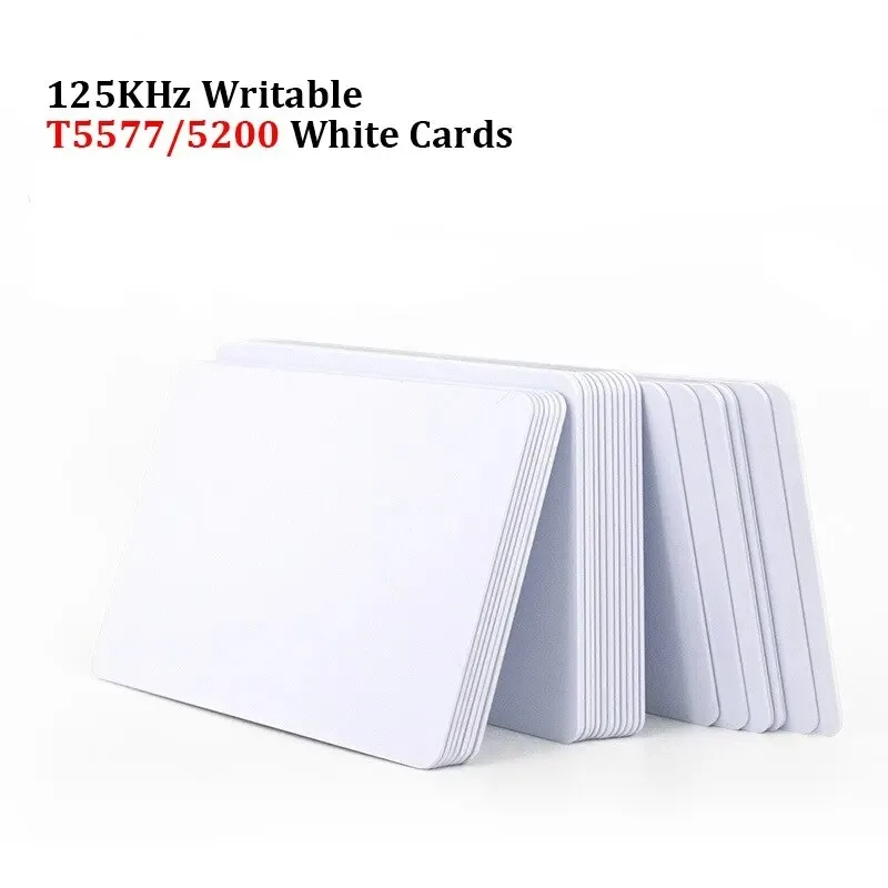 RFID Cards 10pcs/20pcs Rewritable 125KHz RFID T5577/5200/EM4305 Blank Card Smart Access Control Key Card Read Write Program Clone Cards