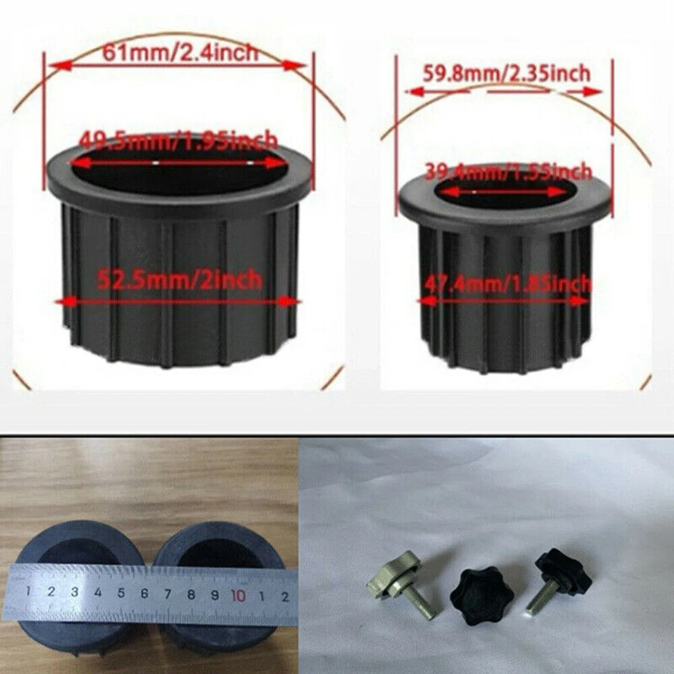 Duyeuau 12 pz Base Ombrello Stand Foro Anelli Tappi Tappi E Tappi Patio Ombrello Stand Parti di Ricambio Stand Base Stabilizzatore