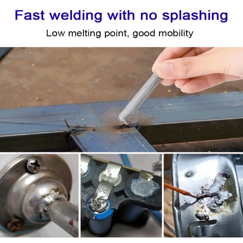 Household welding rod repair copper iron aluminum stainless steel low temperature welding rod 3/6/9/12/15sticks welding rods aluminum welding rods tin solder rod