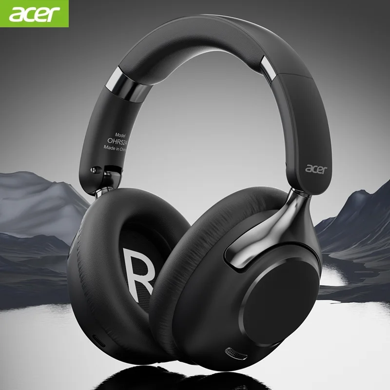 Acer Wireless Bluetooth Headphones with 360° Surround Sound and Noise Reduction