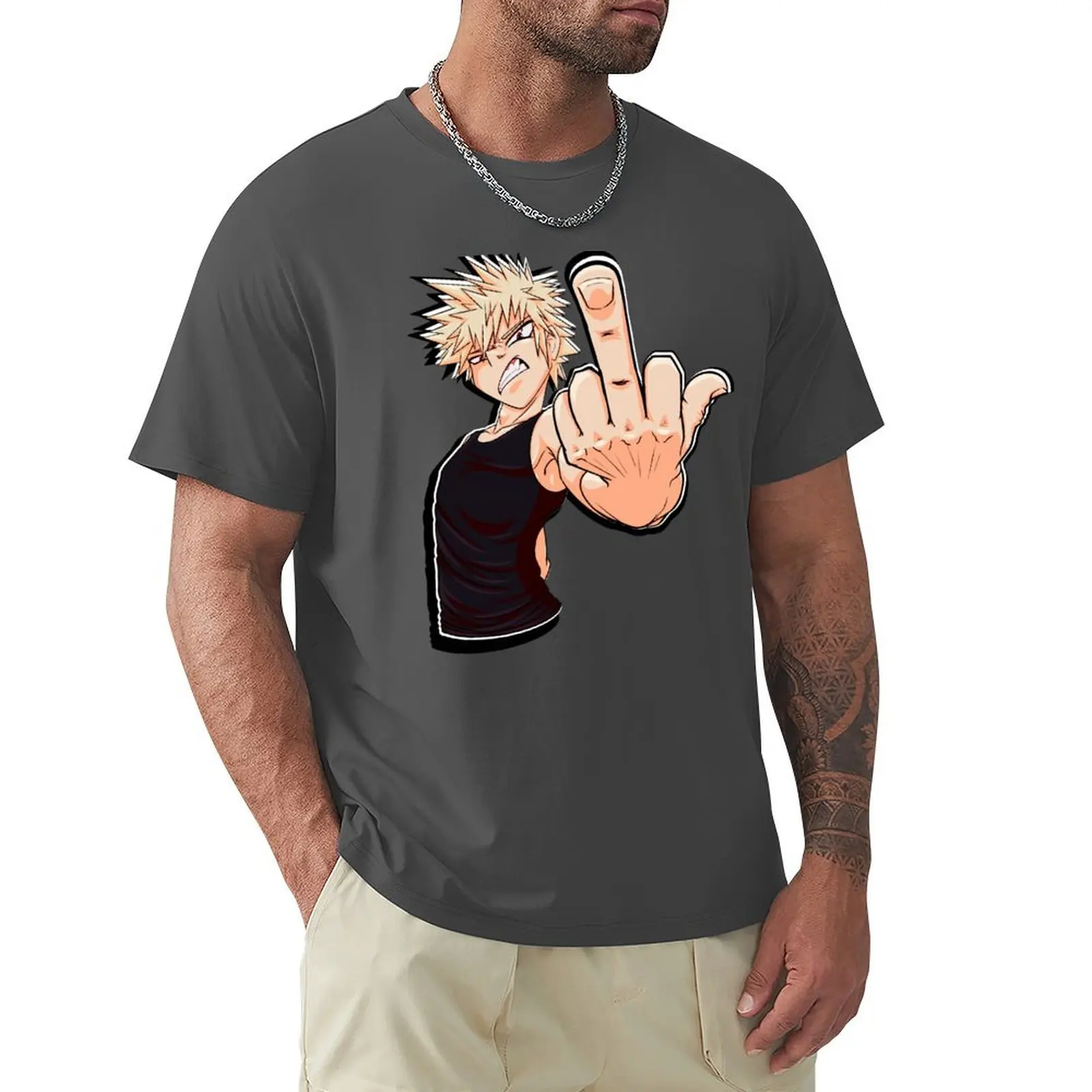 

Bakugou T-shirt oversizeds Aesthetic clothing heavy weight t shirts for men