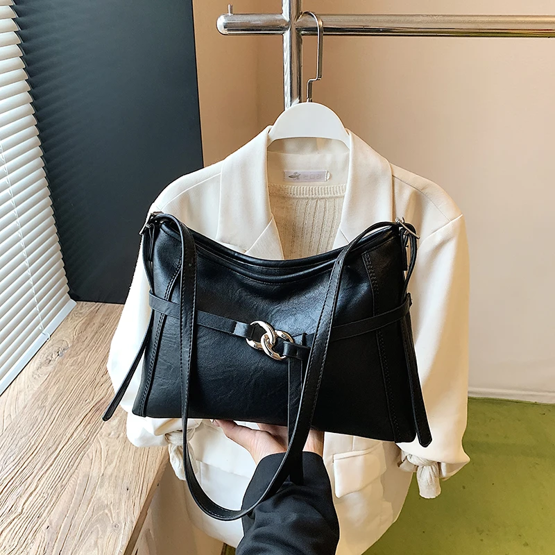 PU Leather Shoulder Bag Large Underarm Bag Fashion Tote Bags for Women Work Shopping Travel Daily