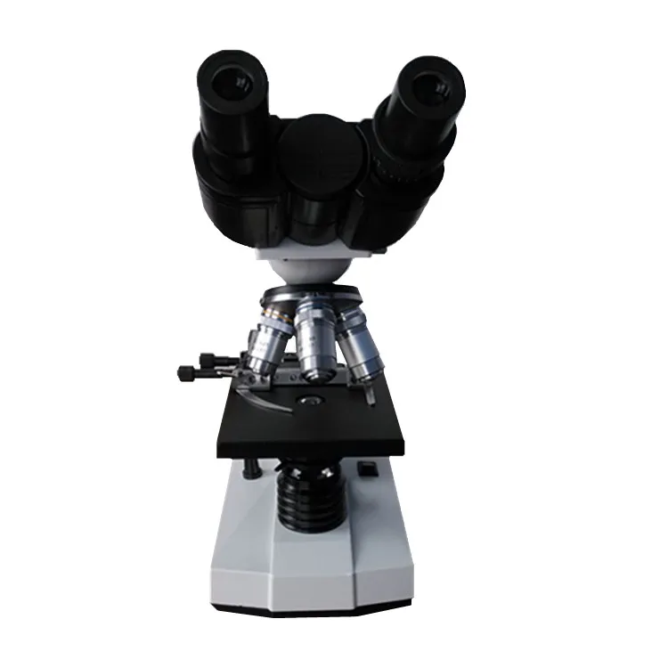 

B104 binocular biological microscope with plain stage with moving scale