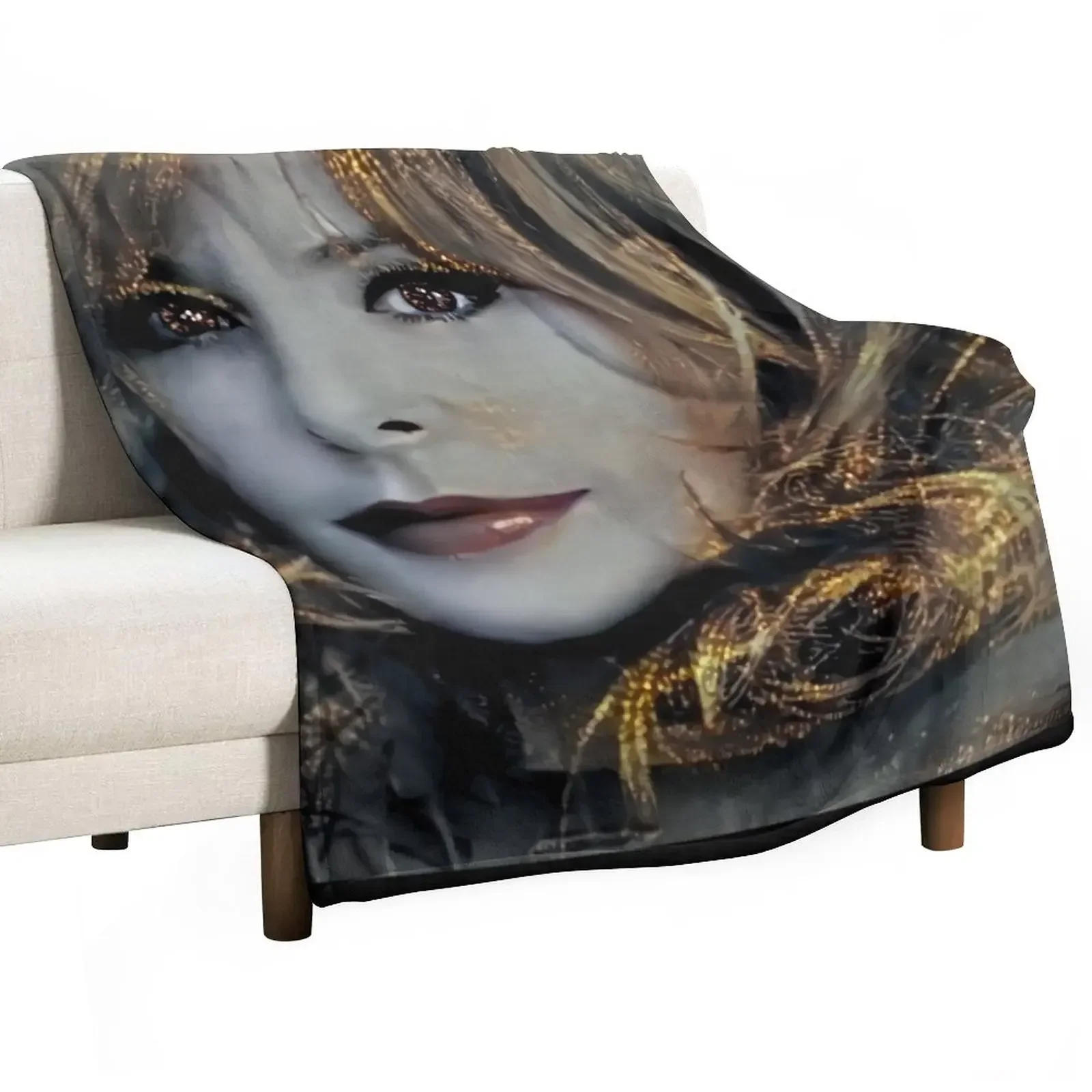 

Mylène Farmer Throw Blanket Soft Beds Decorative Sofas Blankets