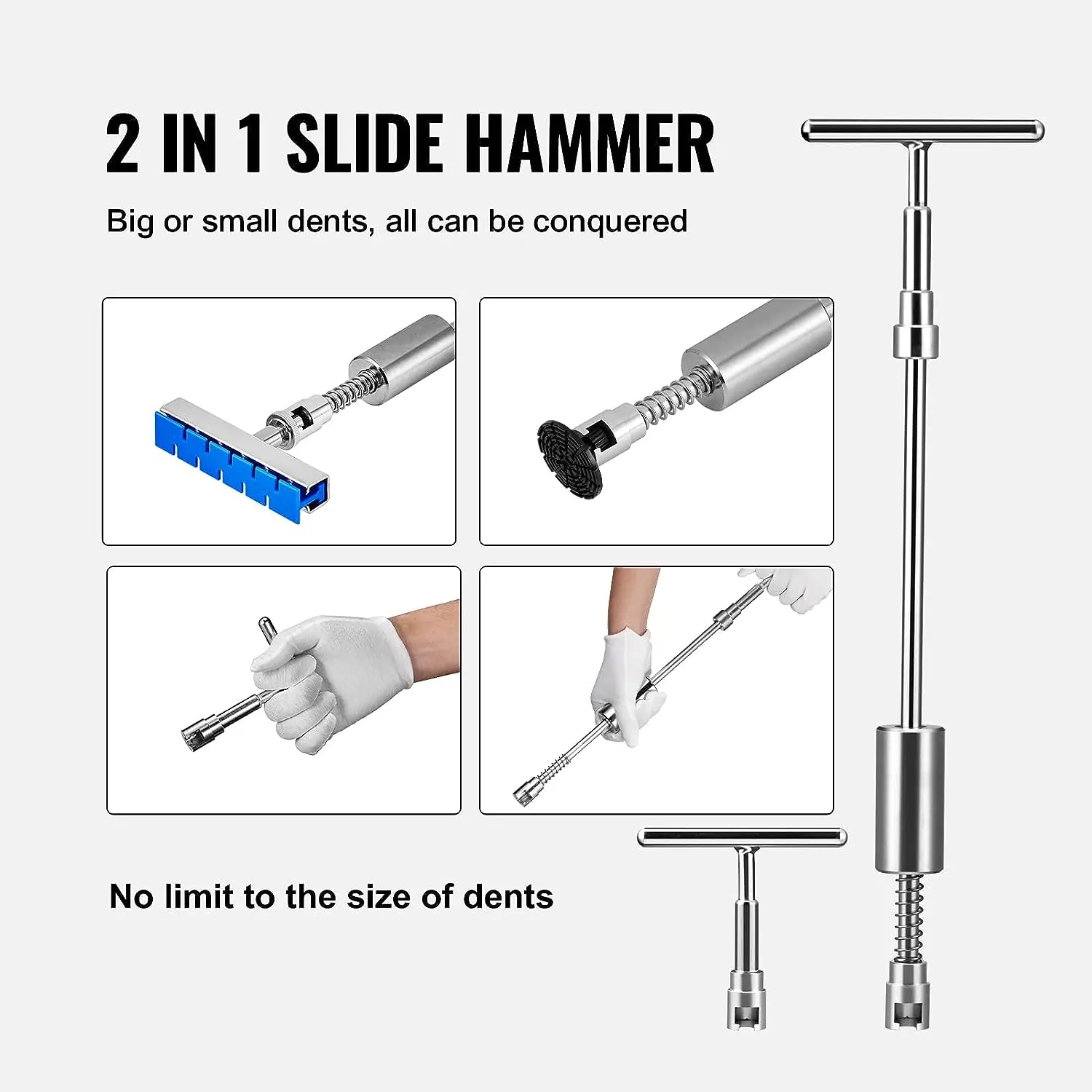 Dent Repair Kit Car Repair Tool Super PDR Tools Paintless Dent Repair Kit Car Dent Removal Car Repair DIY Hail Tools