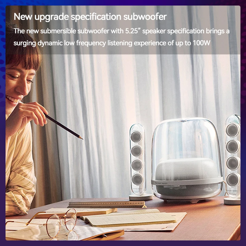 100% Original Harman Kardon SoundSticks 4 Bluetooth Wireless V4.2 ...