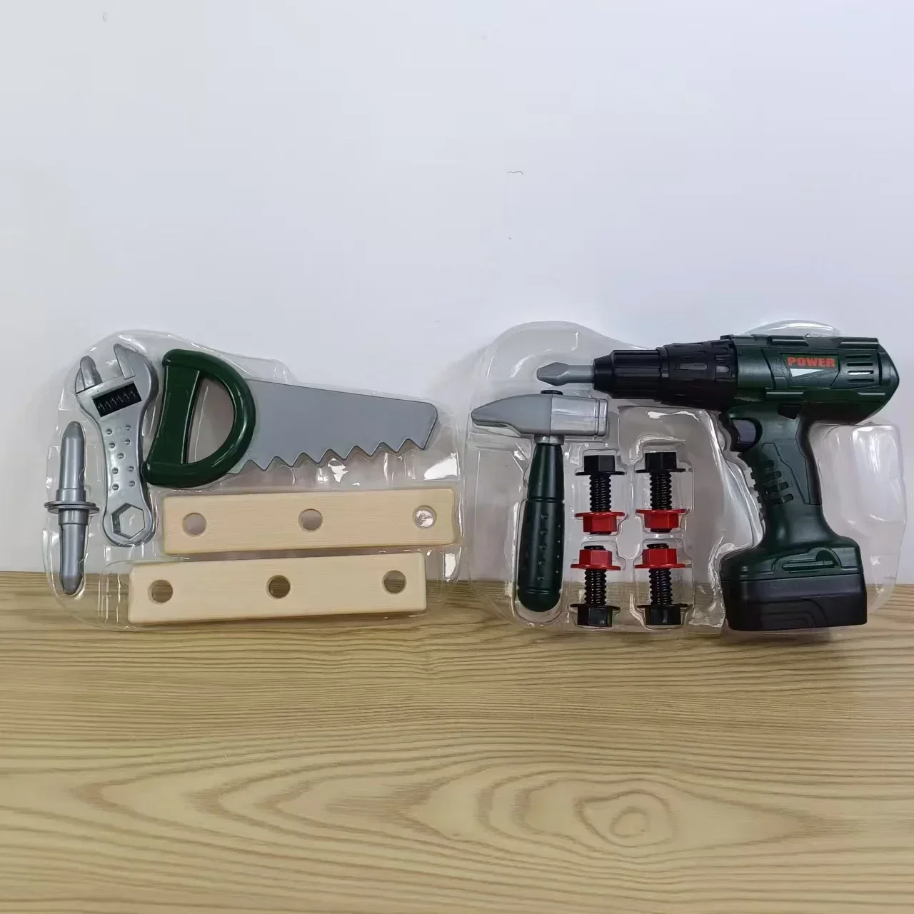 Creative Repair Tool Maintenance tools Set Toolbox Pretend Play Toy Home Garden Tool Electric drill Saw hammer set kids boy gift 2