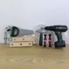 Creative Repair Tool Maintenance tools Set Toolbox Pretend Play Toy Home Garden Tool Electric drill Saw hammer set kids boy gift 2