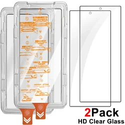 Privacy Anti - Spy Tempered Glass Screen Protector with Easy Install and Auto - Dust Removal Kit - Galaxy Z Fold 7 (2Pack HD Clear)
