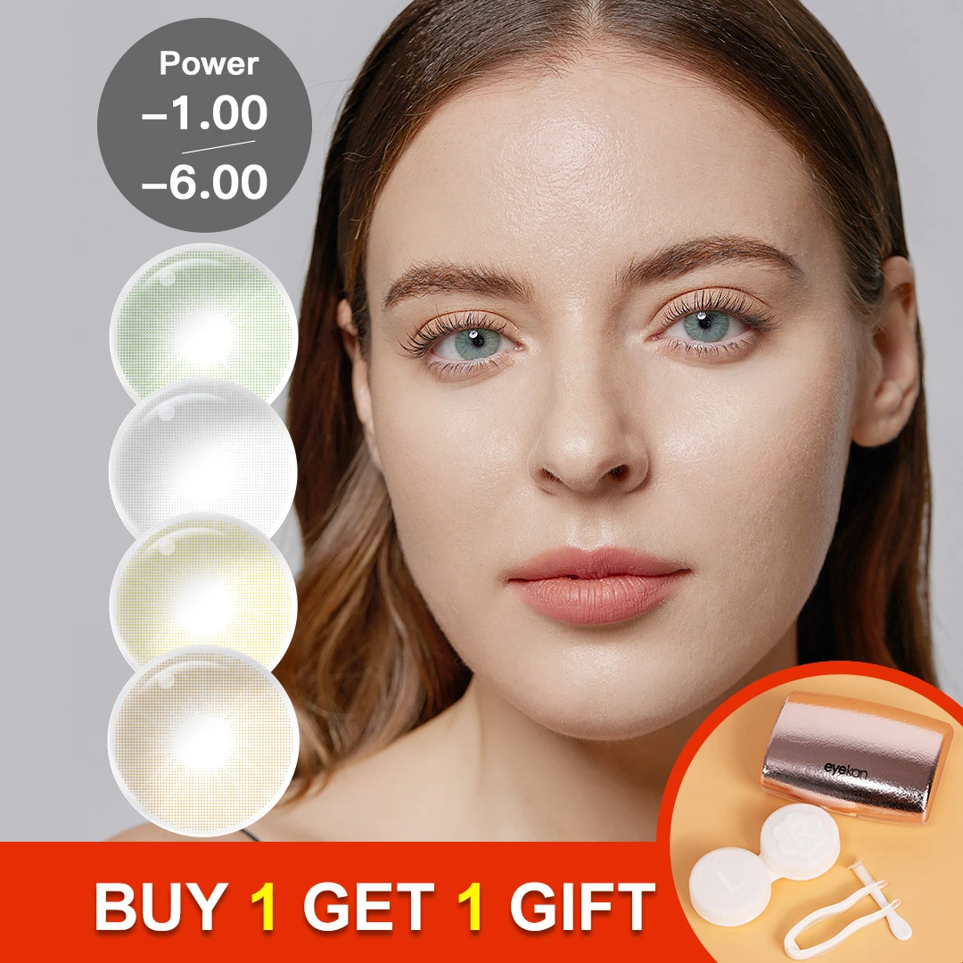 Color Contact Lens With Prescription Dioptric Beautiful Pupil Cosmetic