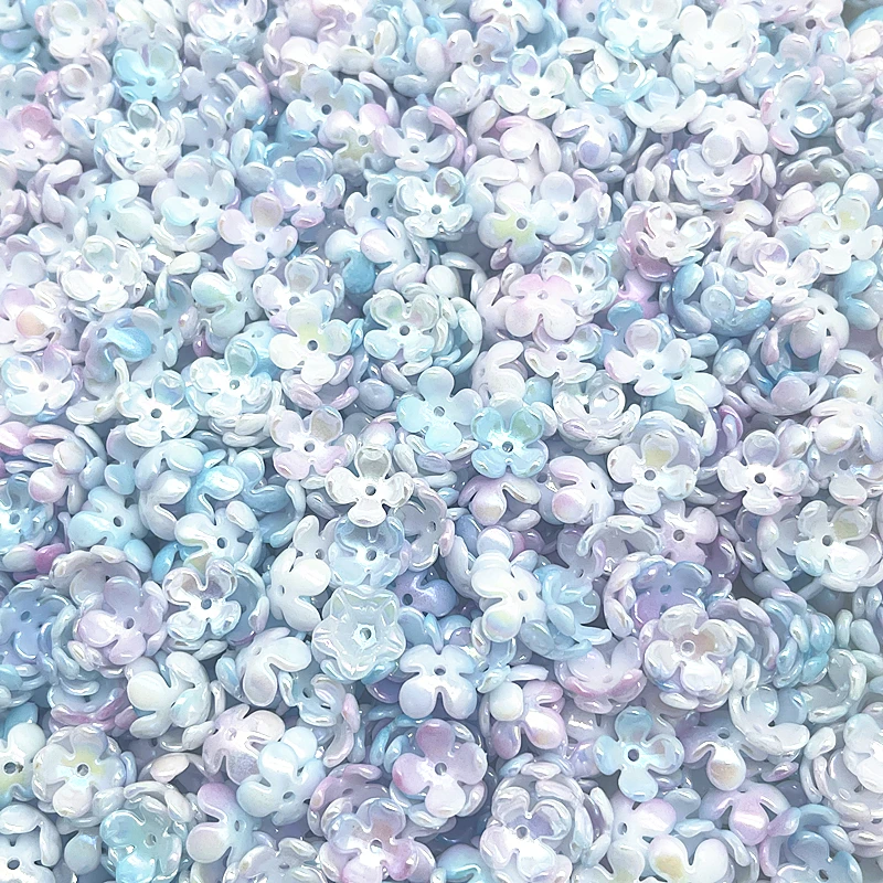 New 50pcs 7x12mm Colour AB Acrylic Bellflower Beads Caps Jewelry Findings  Charms Bracelets Spacer Beads for Jewelry Making - AliExpress