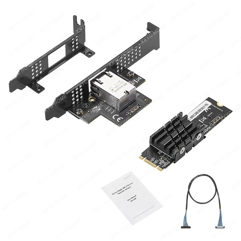 

Ethernet-карта IOCREST 10000M, чип AQC107, M.2 на один порт, 10 Гбит, Ethernet, гигабитный Nic, ключ M, 10G/2,5G/1000M