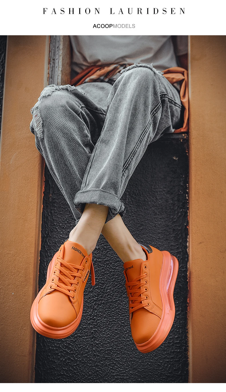 Casual Men's Shoes Comfortable Soft Breathable Pu Leather Flats_voghion.com