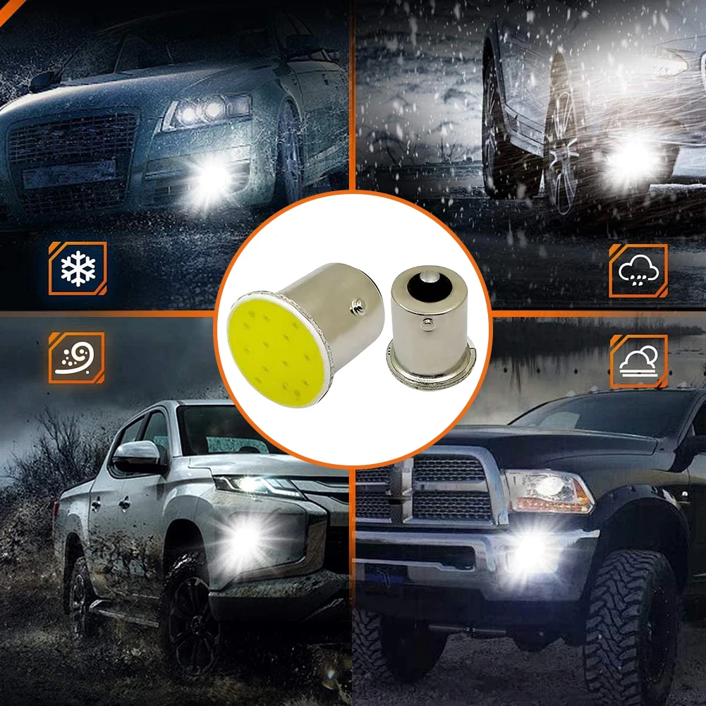 ڵ   극ũ LED COB 12 SMD 1156 BA15S 1157 BAY15D CanBus ȣ , 180LM ְ  , 6000K, 10 