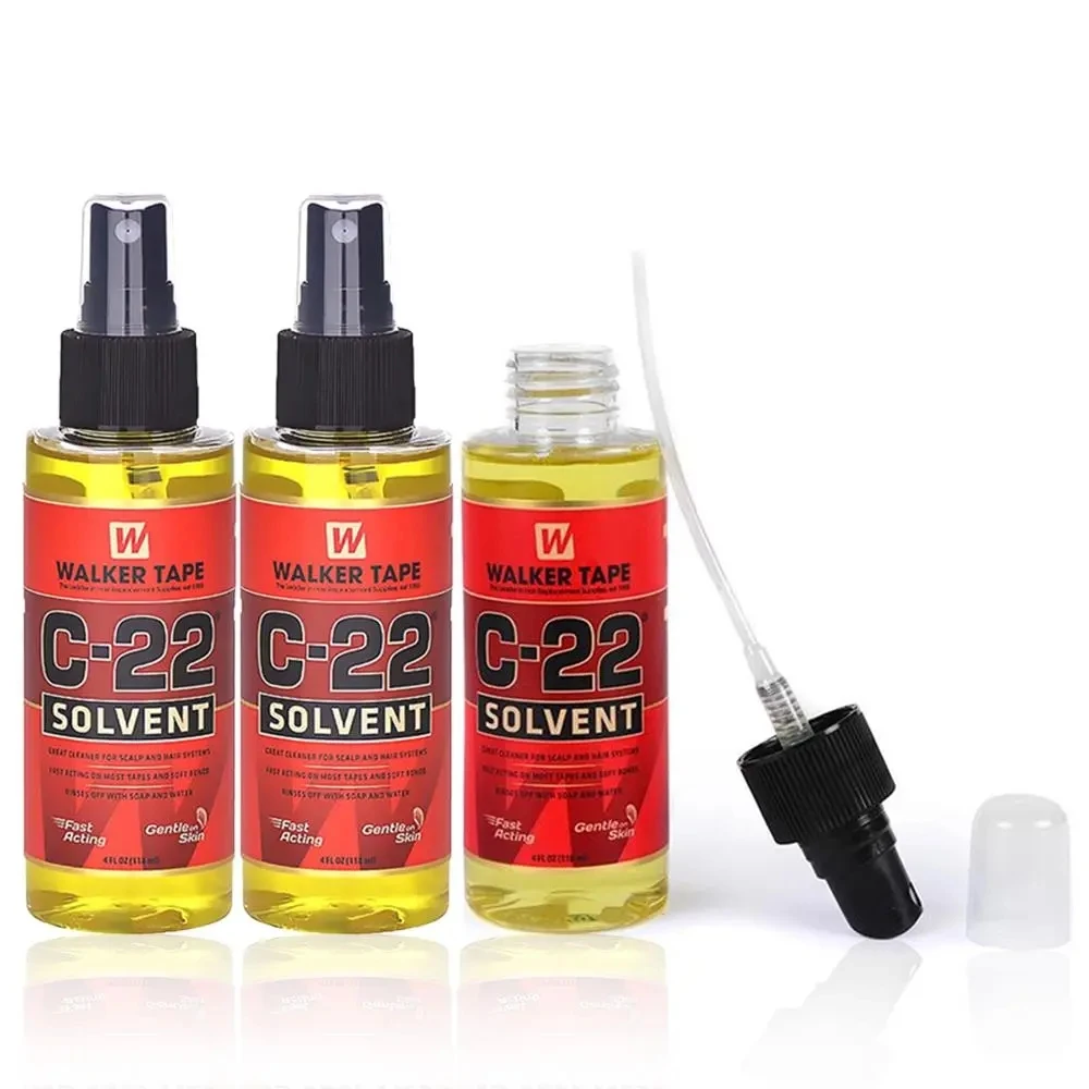 C-22  Adhesive Solvent Remover Spray for Lace Wigs Walker Tape Double Sided Adhesive Tape Extension Remover Spray 4OZ