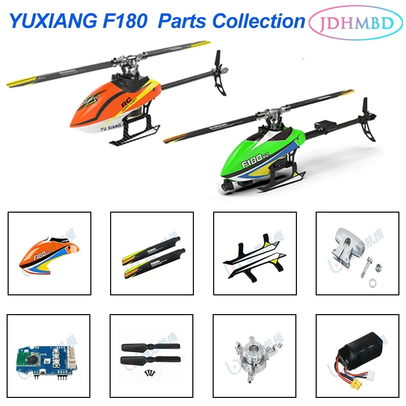 

YU XIANG F180 V2 GPS RC Helicopter Spare Parts Main Blades Feathering Shaft Housing Main Rotor Housing Landing Skid