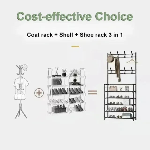 Shoe & Clothes Multi-Layer Rack 4